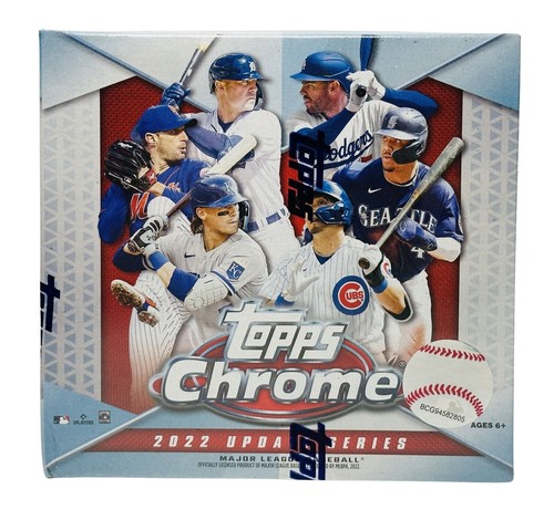 2022 Topps Chrome Update Series Baseball Mega Box NEW! FACTORY SEALED- FREE SHIP - Afbeelding 1 van 1