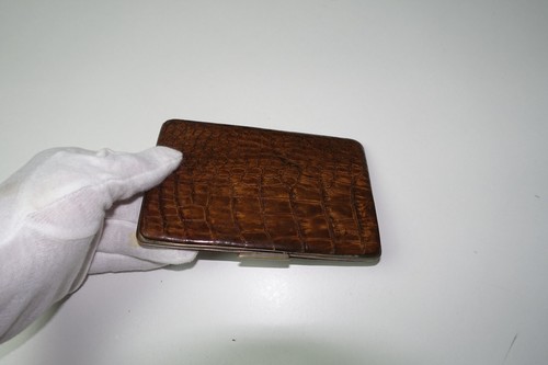PORTAFOGLIO ESOTICO GENTLEMANS LONDON MADE PELLE DI COCCODRILLO FATTO A MANO IN ENGLAND ITALY - Foto 5 di 14