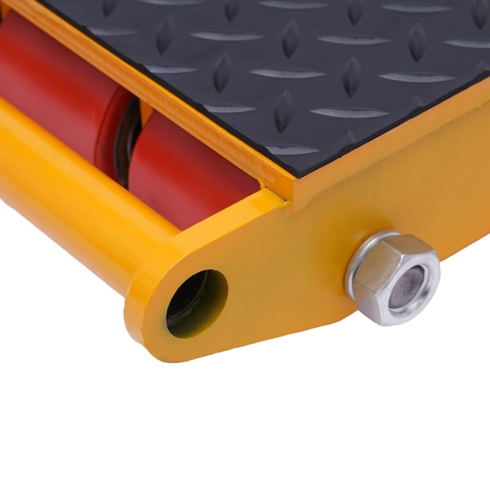 4PCS 15T Heavy Duty Machine Dolly Skate Machinery Roller Mover Cargo ...