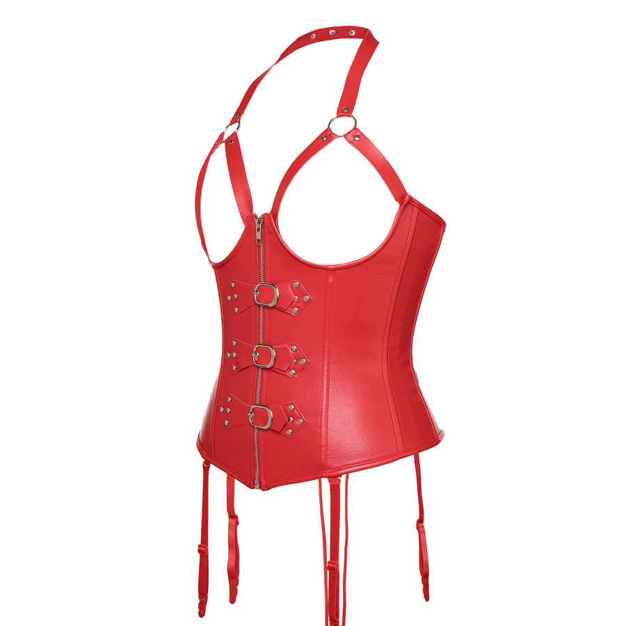 US Womens Sexy Open Cups GString Thong Underwear Evening Party Corset