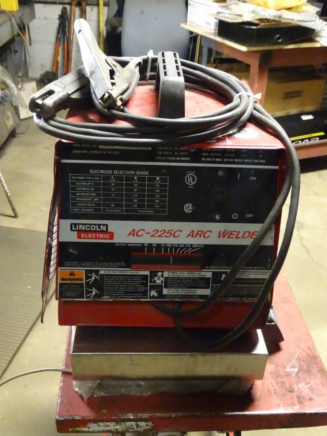 Lincoln Electric AC225C Arc Welder 225AAC, 25V Max Output, Untested , AC225C eBay