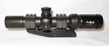 AIM Sports Inc Recon Series 1.5-4x30 Tri Illuminated CQB Scope w/ Locking  JTHR1