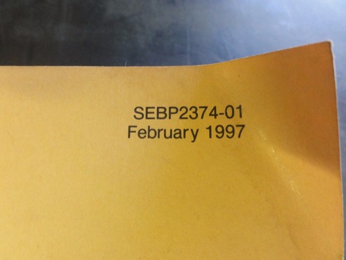 Caterpillar CAT 938F Wheel Loader Parts Manual 7SN SEBP2374-01 - Picture 4 of 8