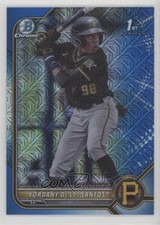 2022 Bowman Chrome Mega Box Blue Mojo Refractor /150 Yordany De Los Santos 2s2