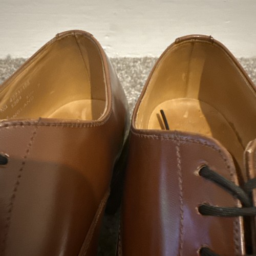 Loake Oxford Schuhe Herren UK 7 Braun Leder Schnürschuhe Hergestellt in England Elegant Formell - Bild 13 von 19