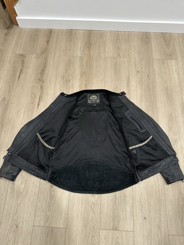 Roland Sands Designs RSD Walker Leather Motorcycle Jacket Black Men's Large - Bild 9 von 17