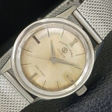 FAVRE LEUBA SEA KING HAND-WINDING 101 SWISS MENS VINTAGE WATCH a703746-2