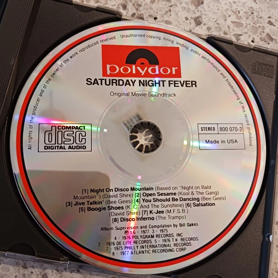 Vintage Saturday Nigh Fever 2 CDs Music Movie Soundtrack 70's Party - Image 2 of 4