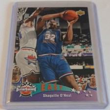 Upper Deck Shaquille O'Neal #424 NBA All-Star Team 1992-93 Basketball Card