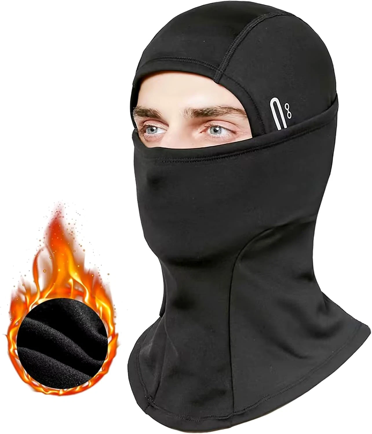 Winter Balaclava Ski Mask for Men Women, Windproof Thermal Fleece Face Mask Hood
