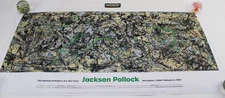 1998 Museum of Modern Art MOMA Jackson Pollack Lucifer Art Print Poster