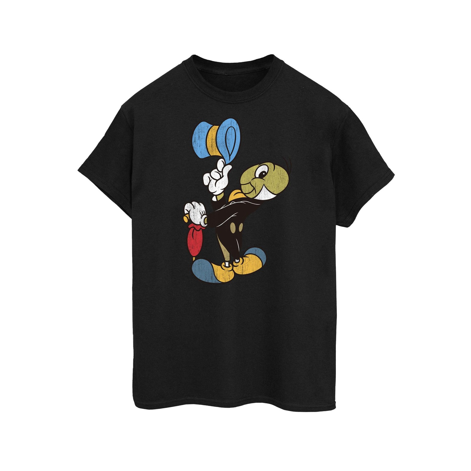 Disney Camiseta de Pinocho y Pepito Grillo de Algodón para Mujer (BI51839)