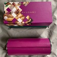 Brand New Bvlgari Serpenti Purple Hard Pouch Sunglasses Case Limited Edition Box