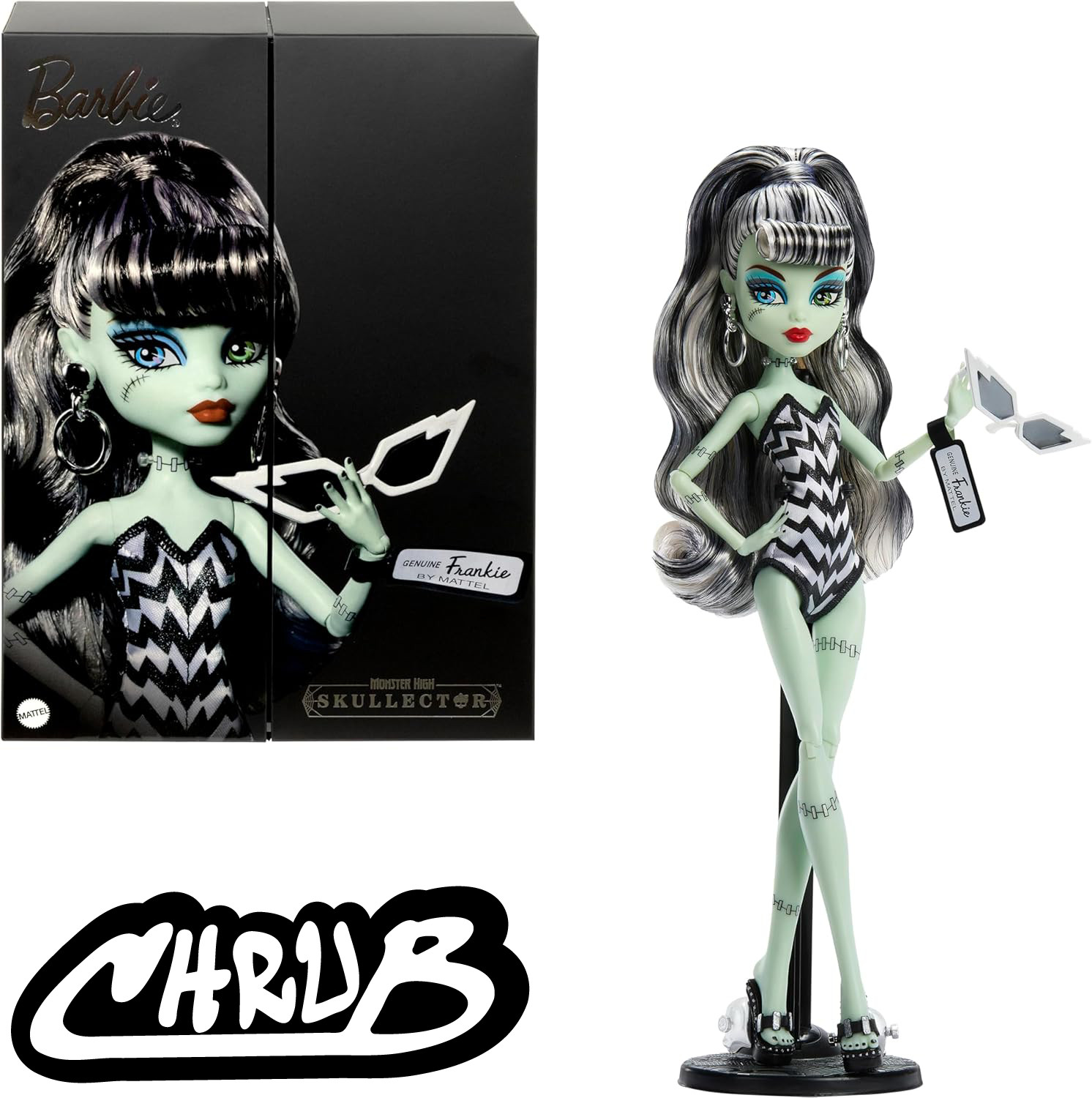 Monster High Skullector Frankie Stein x Barbie Doll NUEVO EMBALAJE ORIGINAL Sellado Pre-Order ✅