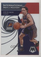 2019-20 Panini Mosaic International Men of Mastery Steve Nash #6 HOF 03jn