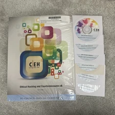 CEH Ethical Hacking & Countermeasures v8 Courseware Lab EC- Council w/ Tools CDs