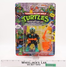 Make My Day Leo Teenage Mutant Ninja Turtles TMNT 1991 Playmates NEW SEALED
