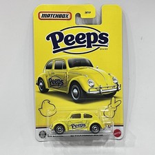 Matchbox 2026 VW 1962 Volkswagen Beetle Peeps Candy Easter Basket Yellow