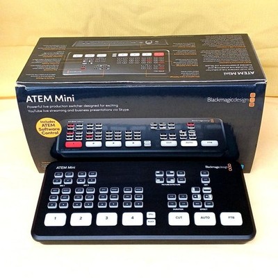 Blackmagic ATEM Mini Video Switcher HDMI Live Streaming Zoom Teams Produktion