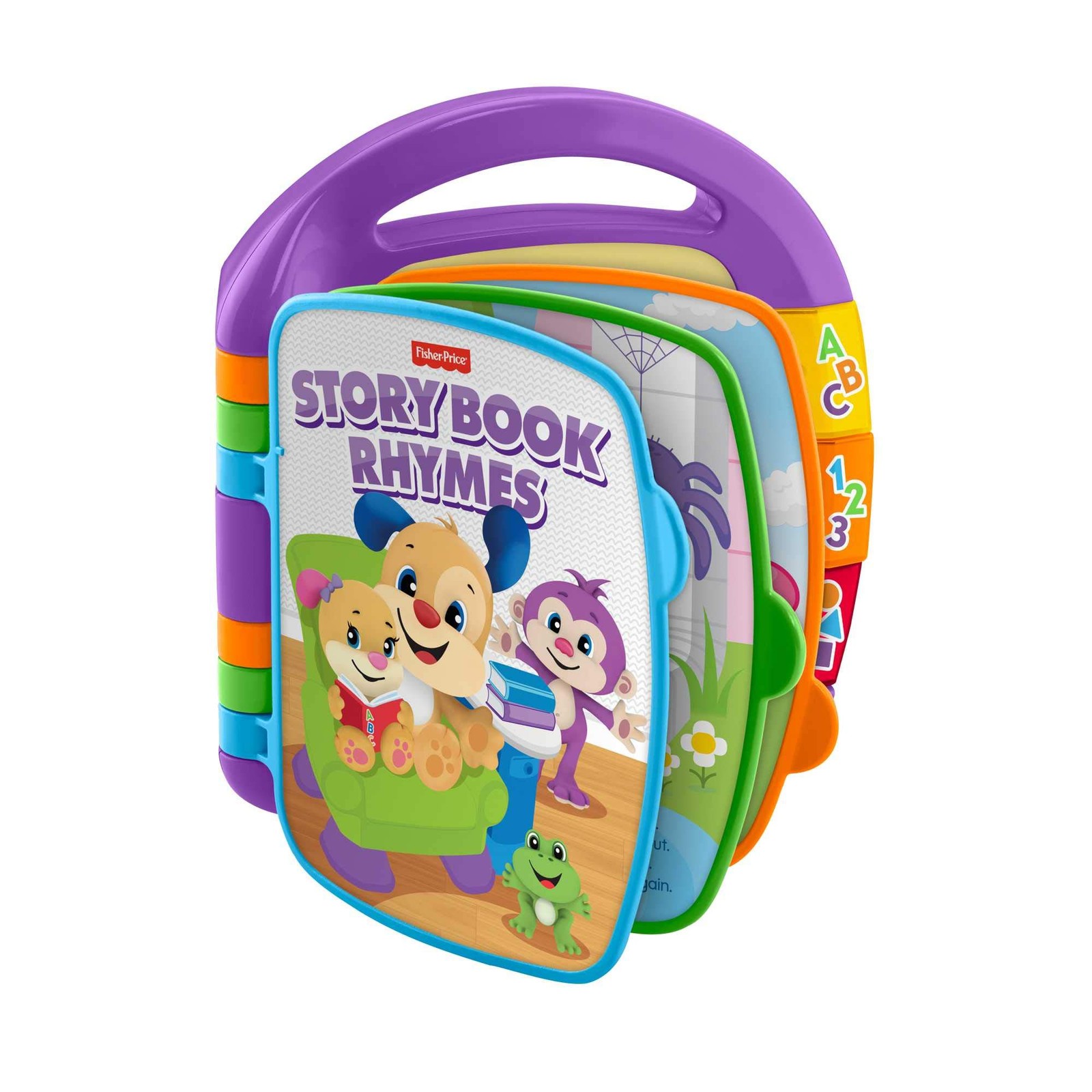 Fisher-Price Storybook Rhymes Learning Toy 4.5 x 23 x 28 centimeters, Blue