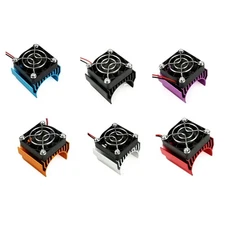 Aluminum Motor Heatsink Cover with Cooling Fan for 3650 Motor 540 550 1/10 RCCar
