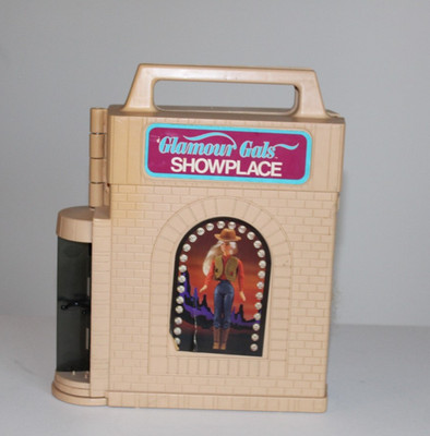 Vintage 1981 Kenner Glamour Gals Fashion Doll Showplace Case &7 Dolls 80s Lot