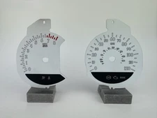 US Speedo White Ford F-150 Gauge Face for Clusters 2020-2024 (8k Tachometer)