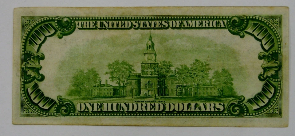 1928 A - $100 Federal Reserve Note Kansas City - Fr. 2151 - Avg. Circulated - Image 2 of 2