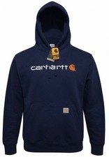 Image of Carhartt Men’s Loose Fit Midweight Hoodie Sweatshirt Signature Logo – New