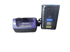 Kobalt 40V Max 2.0Ah Battery Charger Combo Set Tested Working NEW OPEN BOX