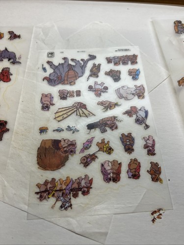 Star Wars Wicket Ewok Village Vintage Presto Magix Set di Trasferimento ROTJ W11 - Foto 13 di 14