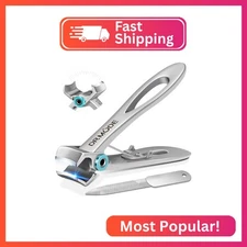 DRMODE Nail Clippers for Men Thick Nails - Large Toe Nail Clippers for Thick Nai