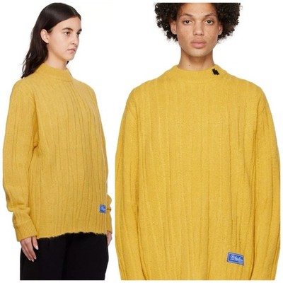 Ader Error Unisex Alpaca Heavy Knit Sweater Oversized Designer Chunky Knit Sz A2