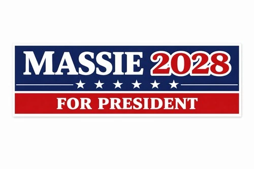 Massie For President Phone Sticker (2 inch wide)  Expose Corruption America