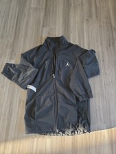Air Jordan Jacket Mens M Black Dri Fit Full Zip Track Shooting Nike Casual