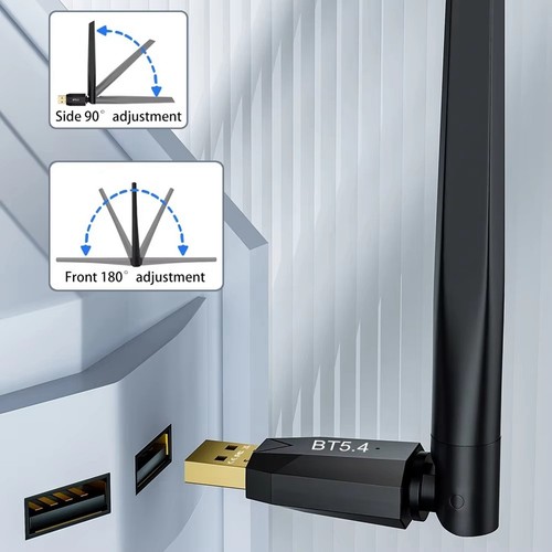 USB Bluetooth 5.4 Adapter 150M Kabelloser Bluetooth Dongle für PC Kabellose4815 - Bild 3 von 8