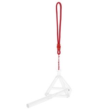 1Set Quartz Singing Pyramid with Striker Durable Meditation Decoration