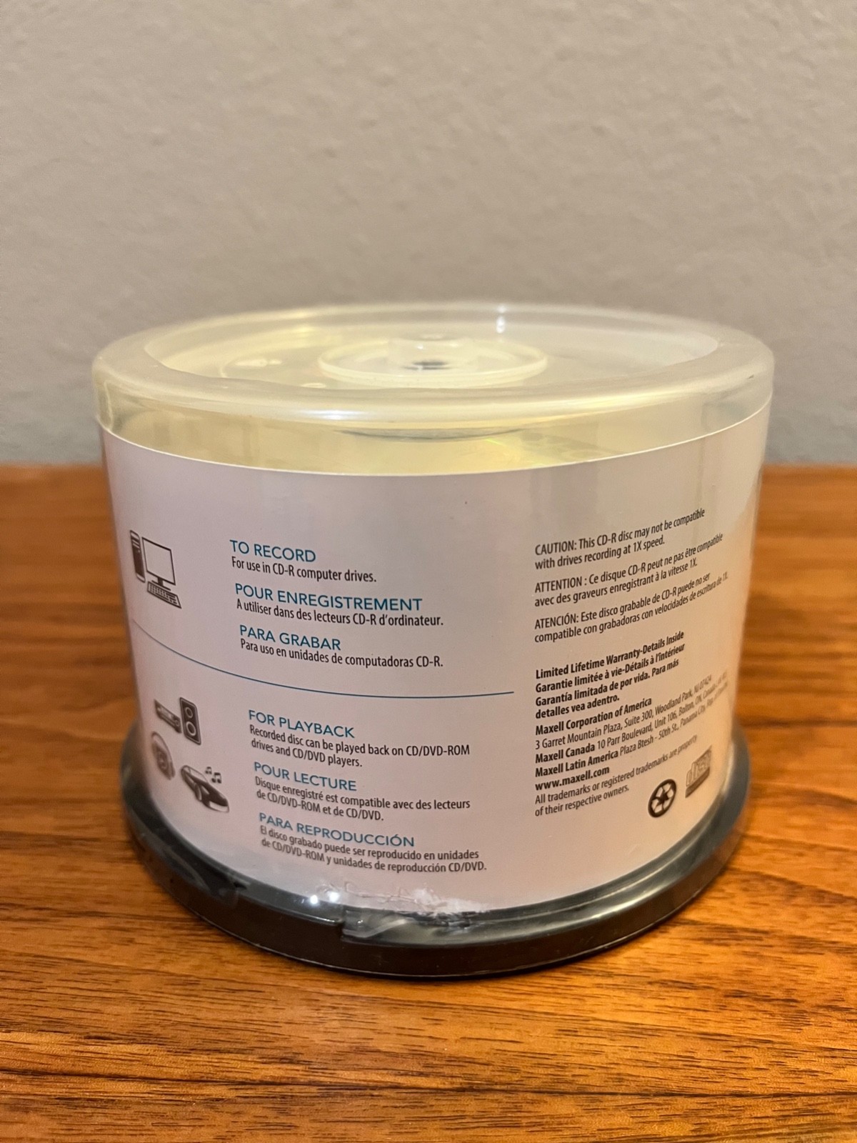 Maxell MaxData 50 Pack CD-R Blanks/700mb/80 Minute New Sealed