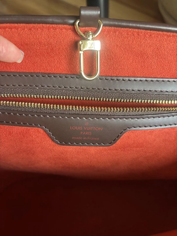 Louis Vuitton Damier Ebene Tote Bag From Japan - Image 4 of 4