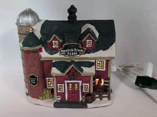 Holiday Time Country Charm 2021 Meadowbrook Farm Barn Christmas Village House