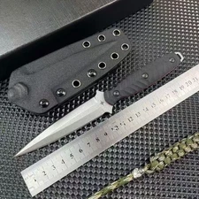 8'' New Double Edge M390 Blade G10 Handle Tactics Dagger Hunting Knife VTH44