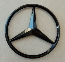 Original Logo 100mm Mercedes étoile coffre W164 Noir brillant classe ML - L