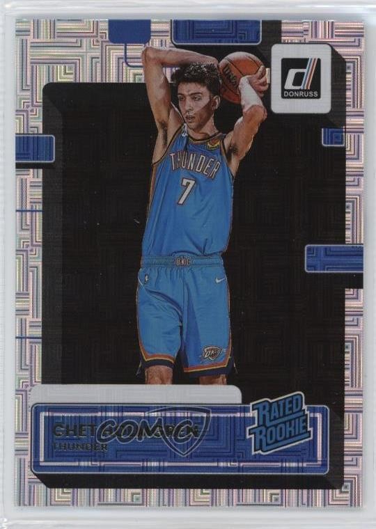 2022-23 Panini Donruss Rated Rookie Choice Chet Holmgren #202 Rookie RC