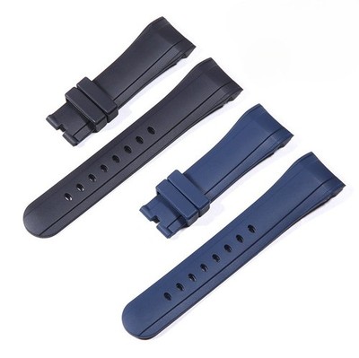 For Reverie/RT Graham Waterproof Racing Timing Sports Rubber Watch Strap 24mm