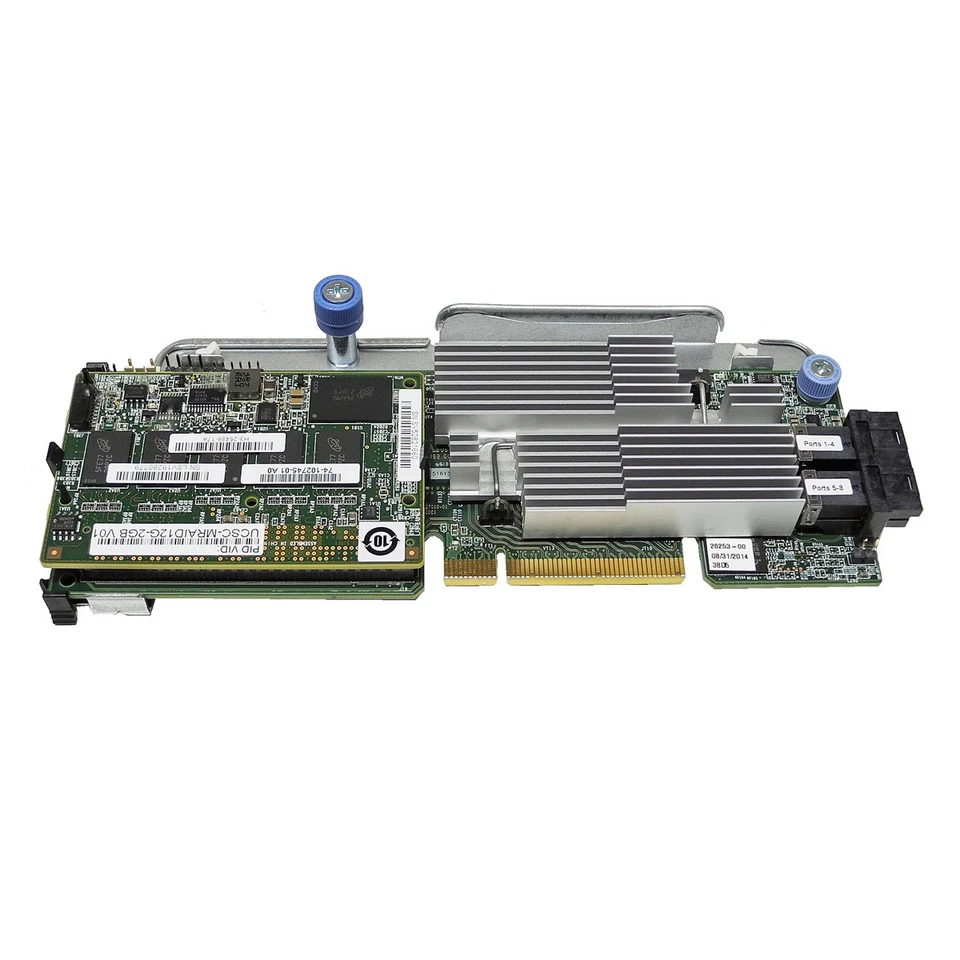 Cisco UCSC-MRAID12G 8-Port 4GB Cache SAS RAID Controller +SAS Cable +BBU - Image 3 of 4