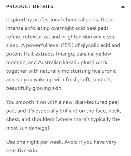 GOOP Beauty 12Pack Goop Glow 15% Glycolic Acid Fruit Overnight Glow Peel NEW! - Picture 11 of 13