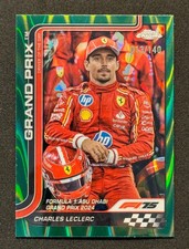 2025 Topps Chrome F1 Charles Leclerc #145 Forest Green RayWave Refractor /140 🔥