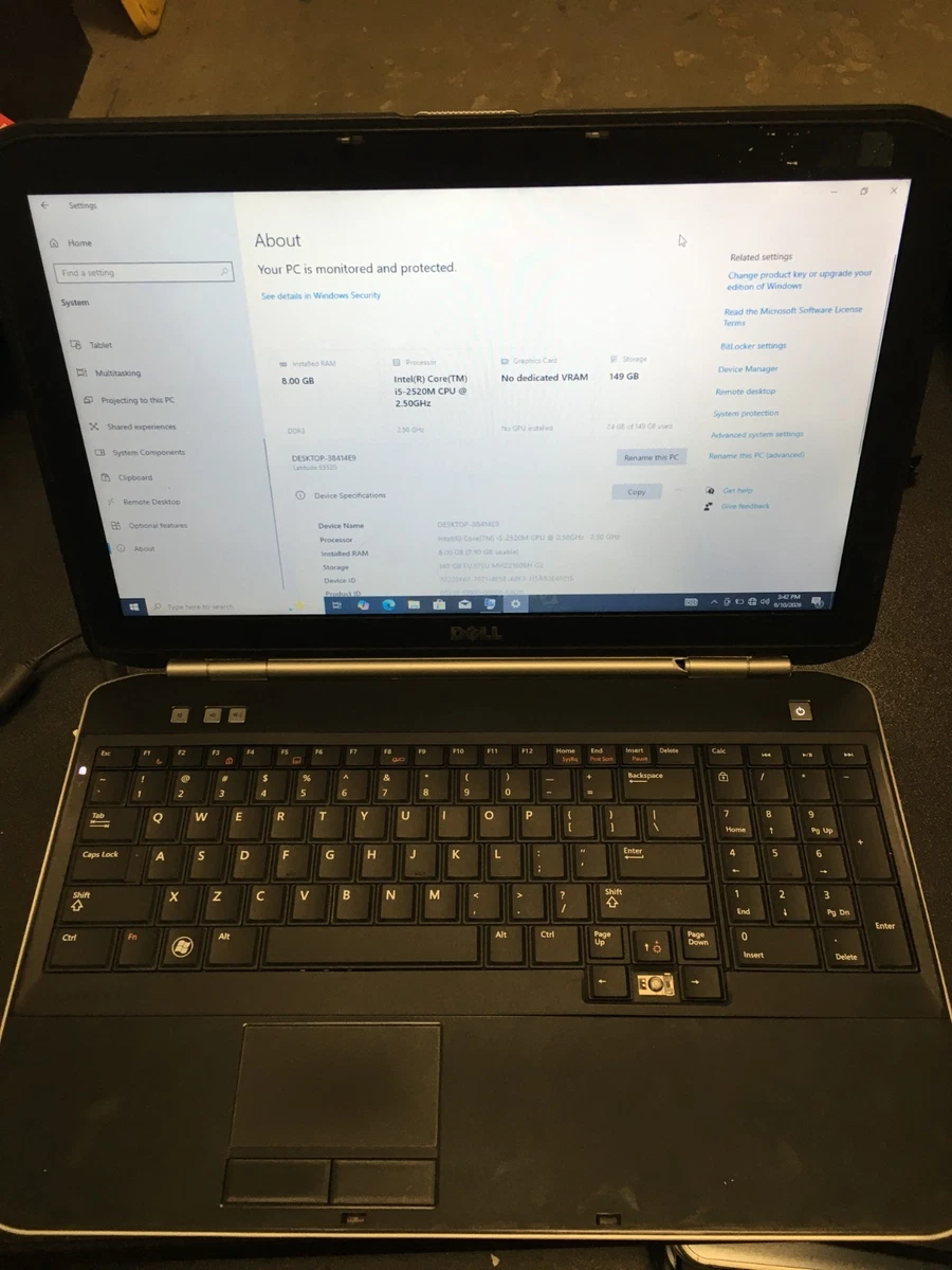 Dell Latitude E5520 for sale - eBay
