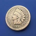 1859 Indian Head cent-1st year of Indian Head-167 yrs old. LIBERTY