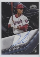 2023 Topps Chrome Black Auto Jeter Downs #CBA-JD Auto po7